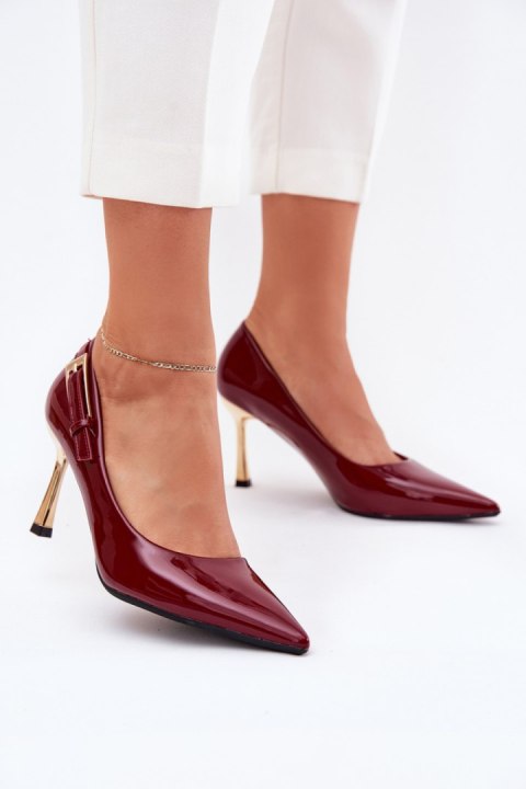 Szpilki Model Mivira LE137P Bordo - Step in style Step in style Szpilki Model Mivira LE137P Bordo - Step in style Step in style