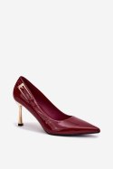 Szpilki Model Mivira LE137P Bordo - Step in style Step in style Szpilki Model Mivira LE137P Bordo - Step in style Step in style