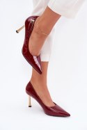 Szpilki Model Mivira LE137P Bordo - Step in style Step in style Szpilki Model Mivira LE137P Bordo - Step in style Step in style