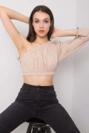 Bluzka Model 341-BZ-5267.03 Beige - Rue Paris Rue Paris Bluzka Model 341-BZ-5267.03 Beige - Rue Paris Rue Paris