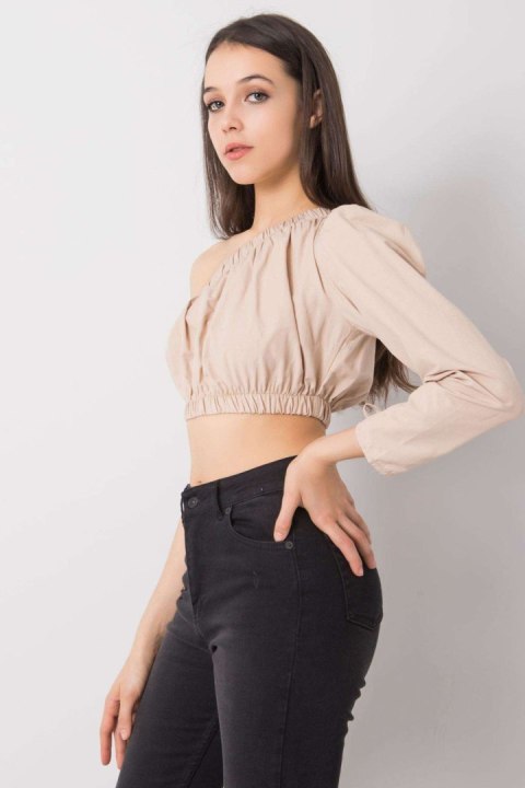 Bluzka Model 341-BZ-5267.03 Beige - Rue Paris Rue Paris Bluzka Model 341-BZ-5267.03 Beige - Rue Paris Rue Paris