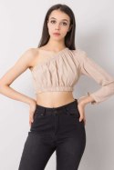 Bluzka Model 341-BZ-5267.03 Beige - Rue Paris Rue Paris Bluzka Model 341-BZ-5267.03 Beige - Rue Paris Rue Paris