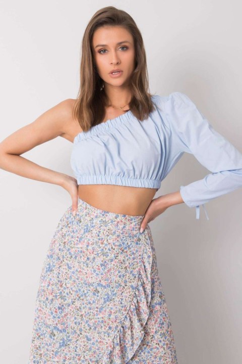 Bluzka Model 341-BZ-5267.04 Light Blue - Rue Paris Rue Paris Bluzka Model 341-BZ-5267.04 Light Blue - Rue Paris Rue Paris