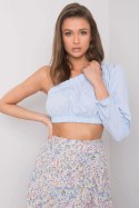 Bluzka Model 341-BZ-5267.04 Light Blue - Rue Paris Rue Paris Bluzka Model 341-BZ-5267.04 Light Blue - Rue Paris Rue Paris