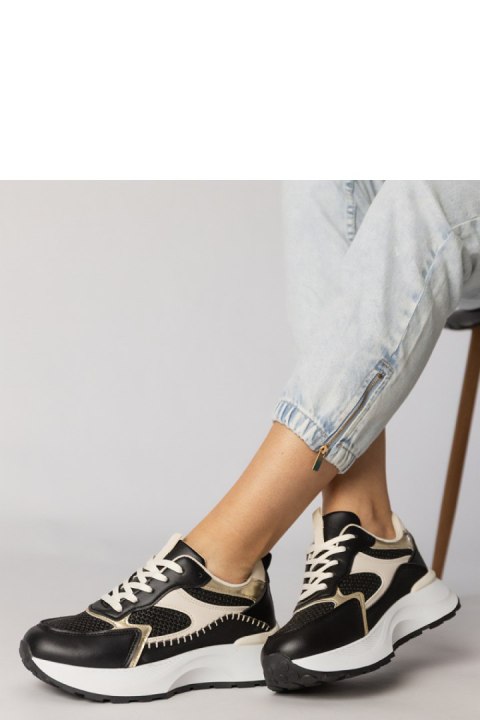 Buty Sportowe Model Berlisa L995 Black - PRIMO PRIMO Buty Sportowe Model Berlisa L995 Black - PRIMO PRIMO