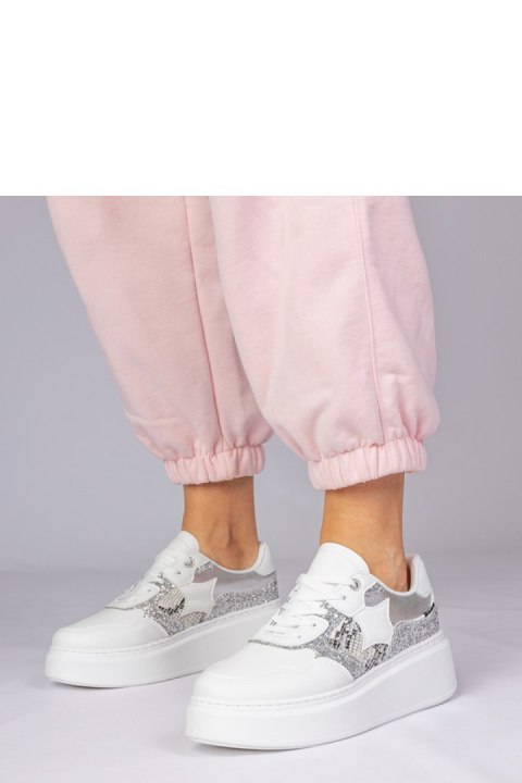 Buty Sportowe Model Bertula RA2152 White - PRIMO PRIMO Buty Sportowe Model Bertula RA2152 White - PRIMO PRIMO