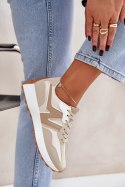 Buty Sportowe Model Britma LA295P Beige - Step in style Step in style Buty Sportowe Model Britma LA295P Beige - Step in style Step in style