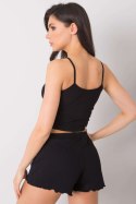 Koszulka Top Model RV-TP-6626.88 Black - Rue Paris Rue Paris Koszulka Top Model RV-TP-6626.88 Black - Rue Paris Rue Paris