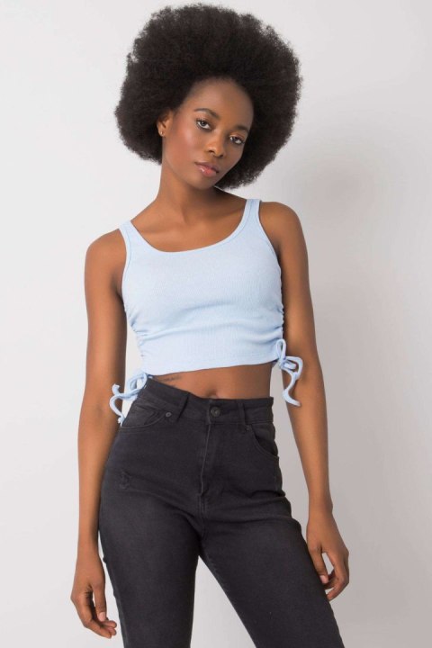 Koszulka Top Model RV-TP-6629.70 Light Blue - Rue Paris Rue Paris Koszulka Top Model RV-TP-6629.70 Light Blue - Rue Paris Rue Paris