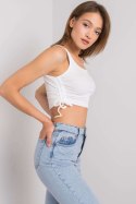 Koszulka Top Model RV-TP-6629.70 White - Rue Paris Rue Paris Koszulka Top Model RV-TP-6629.70 White - Rue Paris Rue Paris