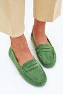 Mokasyny Model Lenvie FT245 Green - Step in style Step in style
