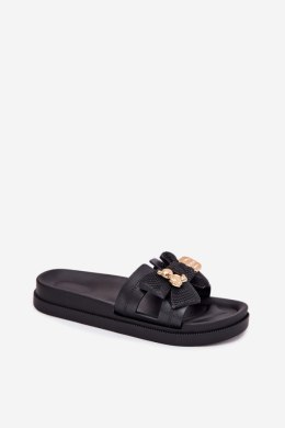 Sandał Klapki Model Lynara CK323 Black - Step in style Step in style
