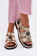 Sandały Model Artiker 56C0689 Gold - Step in style Step in style