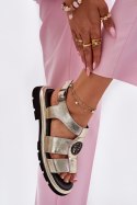 Sandały Model Artiker 56C0689 Gold - Step in style Step in style
