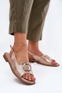 Sandały Model S.Barski KV51-003 Pink Gold - Step in style Step in style
