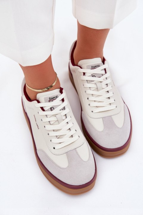 Buty Sportowe Model Daniel Lopez SS2D4008 White/Grey - Step in style Step in style Buty Sportowe Model Daniel Lopez SS2D4008 White/Grey - Step in style Step in style