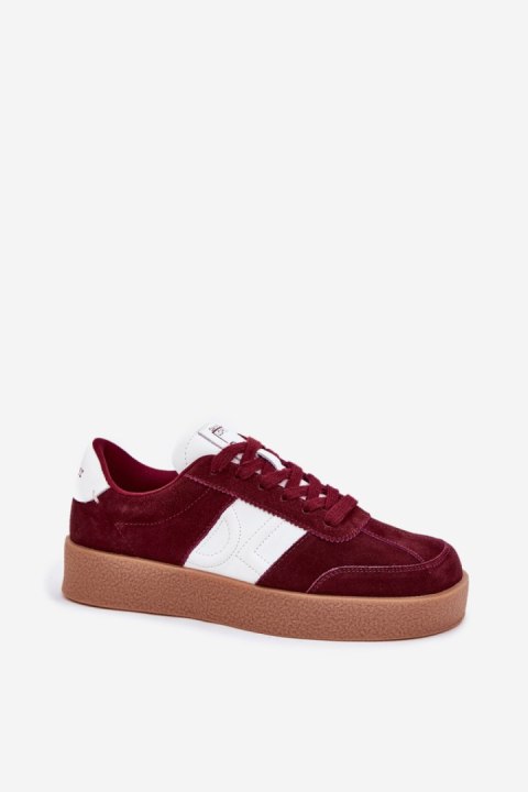 Buty Sportowe Model Daniel Lopez SS2D4023 Bordo - Step in style Step in style Buty Sportowe Model Daniel Lopez SS2D4023 Bordo - Step in style Step in style