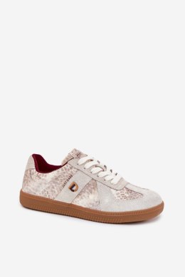 Buty Sportowe Model Daniel Lopez SS2D4032 Beige Wzór - Step in style Step in style