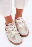 Buty Sportowe Model Daniel Lopez SS2D4032 Beige Wzór - Step in style Step in style