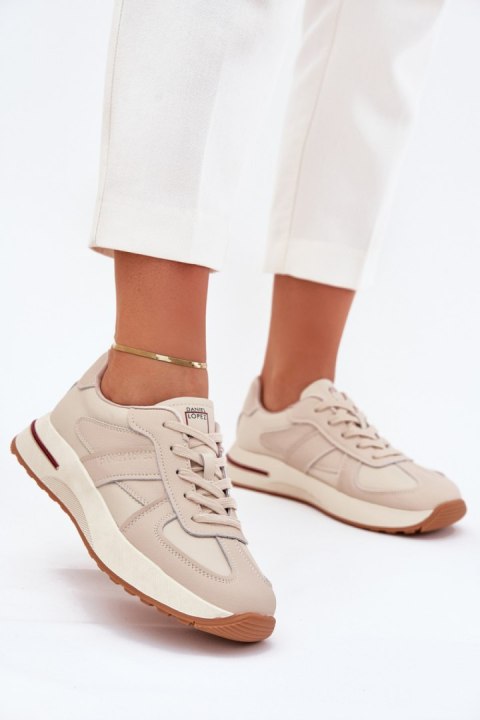Buty Sportowe Model Daniel Lopez SS2D4043 Beige - Step in style Step in style Buty Sportowe Model Daniel Lopez SS2D4043 Beige - Step in style Step in style