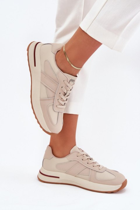 Buty Sportowe Model Daniel Lopez SS2D4043 Beige - Step in style Step in style Buty Sportowe Model Daniel Lopez SS2D4043 Beige - Step in style Step in style