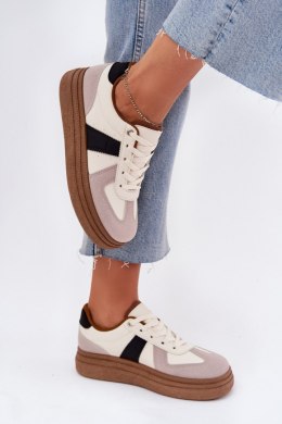 Buty Sportowe Model Dovina BL535P Beige - Step in style Step in style