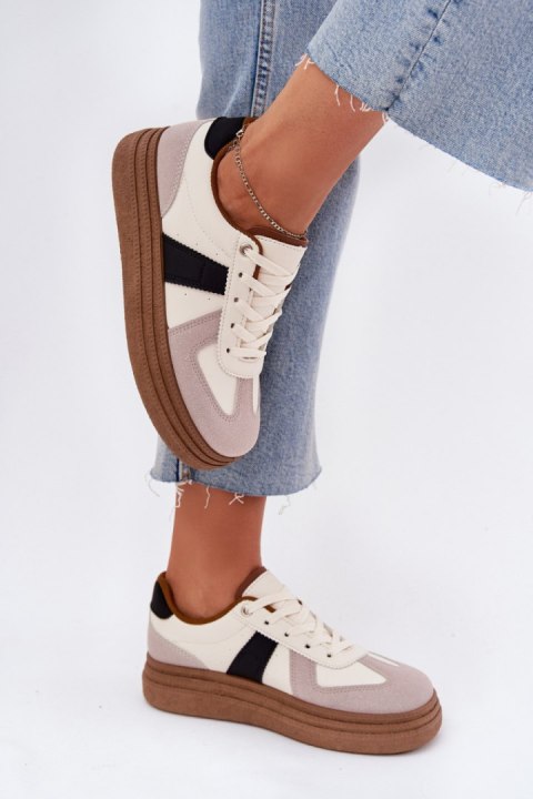Buty Sportowe Model Dovina BL535P Beige - Step in style Step in style Buty Sportowe Model Dovina BL535P Beige - Step in style Step in style