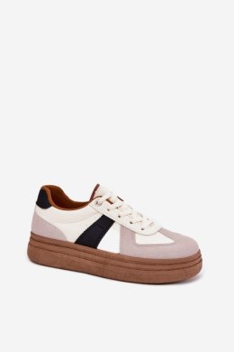 Buty Sportowe Model Dovina BL535P Beige - Step in style Step in style