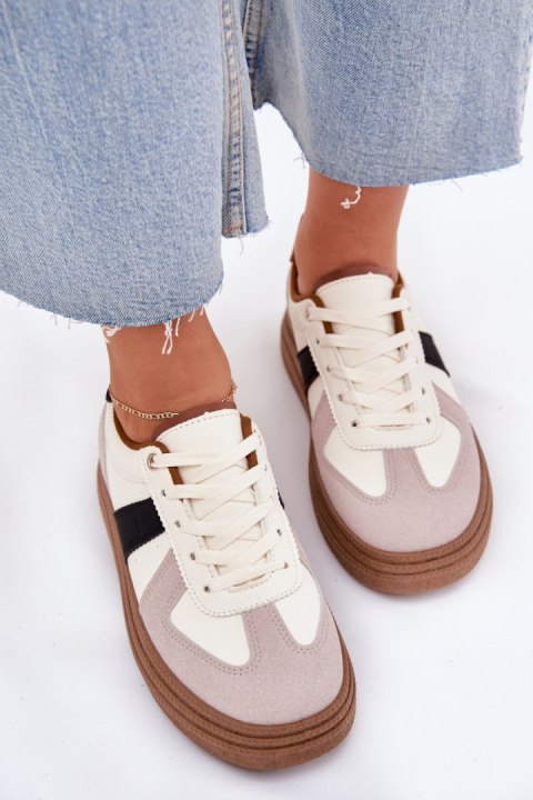 Buty Sportowe Model Dovina BL535P Beige - Step in style Step in style Buty Sportowe Model Dovina BL535P Beige - Step in style Step in style
