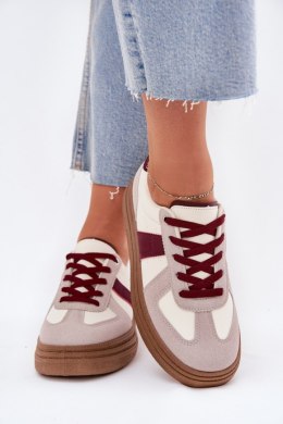 Buty Sportowe Model Dovina BL535P Bordo - Step in style Step in style