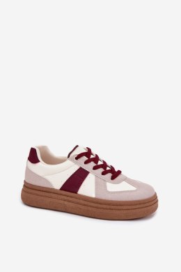 Buty Sportowe Model Dovina BL535P Bordo - Step in style Step in style