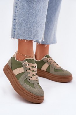Buty Sportowe Model Dovina BL535P Green - Step in style Step in style