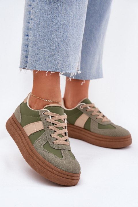 Buty Sportowe Model Dovina BL535P Green - Step in style Step in style Buty Sportowe Model Dovina BL535P Green - Step in style Step in style