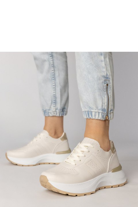 Buty Sportowe Model Lenkuta L993 Beige - PRIMO PRIMO Buty Sportowe Model Lenkuta L993 Beige - PRIMO PRIMO