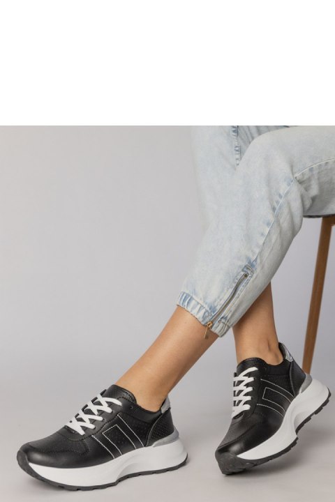 Buty Sportowe Model Lenkuta L993 Black - PRIMO PRIMO Buty Sportowe Model Lenkuta L993 Black - PRIMO PRIMO