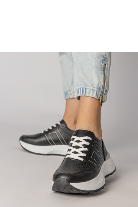 Buty Sportowe Model Lenkuta L993 Black - PRIMO PRIMO Buty Sportowe Model Lenkuta L993 Black - PRIMO PRIMO