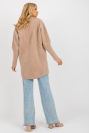 Płaszcz Damski Model MBM-PL-1517.00P Beige - MBM MBM Płaszcz Damski Model MBM-PL-1517.00P Beige - MBM MBM