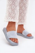 Sandał Klapki Model Jorina 5178 Light Blue - Step in style Step in style
