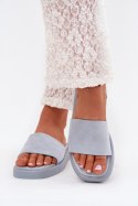 Sandał Klapki Model Jorina 5178 Light Blue - Step in style Step in style
