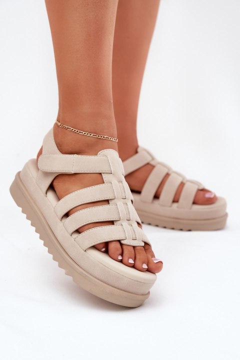 Sandały Model Filisenia PL363 Beige - Step in style Step in style