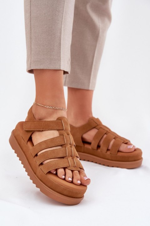 Sandały Model Filisenia PL363 Camel - Step in style Step in style