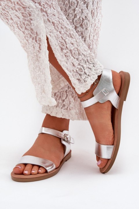 Sandały Model Kivara 11-59 Silver - Step in style Step in style