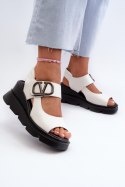 Sandały Model Triaola 58292 White - Step in style Step in style