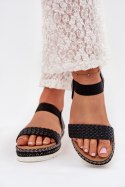 Sandały Model Velara 9695-PL Black - Step in style Step in style