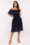 Sukienka Model TW-SK-BI-2120.69 Navy - Och Bella Och Bella Sukienka Model TW-SK-BI-2120.69 Navy - Och Bella Och Bella