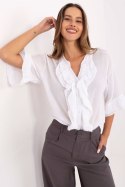 Koszula Damska Model MI-KS-92224.95 White - Italy Moda Italy Moda Koszula Damska Model MI-KS-92224.95 White - Italy Moda Italy Moda