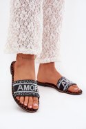 Sandał Klapki Model Avelina 5134 Black - Step in style Step in style Sandał Klapki Model Avelina 5134 Black - Step in style Step in style