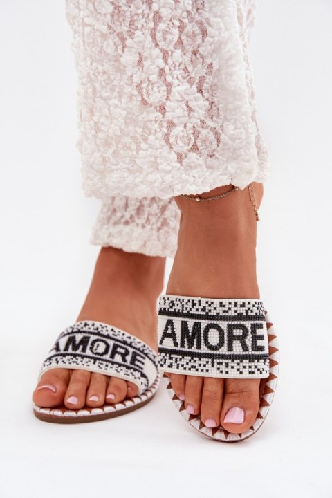 Sandał Klapki Model Avelina 5134 White - Step in style Step in style Sandał Klapki Model Avelina 5134 White - Step in style Step in style