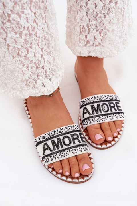 Sandał Klapki Model Avelina 5134 White - Step in style Step in style Sandał Klapki Model Avelina 5134 White - Step in style Step in style