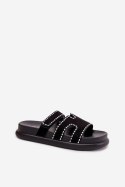 Sandał Klapki Model Delyna 27004 Black - Step in style Step in style Sandał Klapki Model Delyna 27004 Black - Step in style Step in style